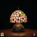 Tiffany lamp | Tiffany tafellamp Amber Flora Classic ⌀20 cm