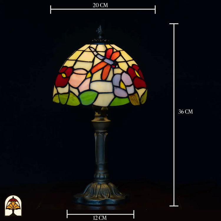 Tiffany lamp - Taffellamp Flora Piccola - ⌀20 cm