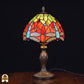 Tiffany-Lampe - Tischlampe - Libellula Azul ⌀20 cm