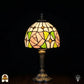 Tiffany lamp - Tafellamp Rosalia Verde - ⌀18 cm De Sierkamer