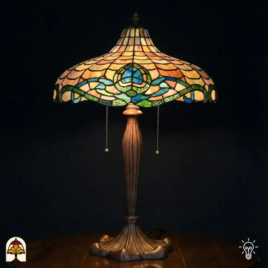 Tiffany lamp  - Tafellamp Onda Opalina - ⌀41 cm De Sierkamer