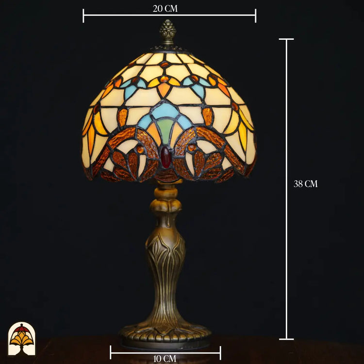 Tiffany lamp - Tafellamp Baroque - ⌀20 cm