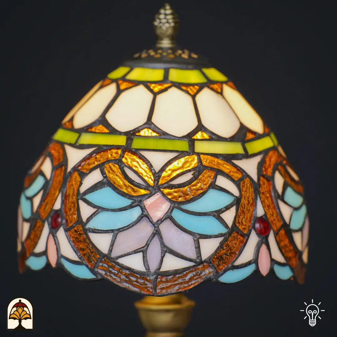 Tiffany lamp - Tafellamp Lucette - ⌀20 cm