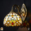 Tiffany-Lampe - Wandleuchte - Barock ⌀20 cm