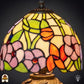 Tiffany lamp | Tiffany tafellamp Amber Flora Classic ⌀20 cm