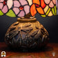 Tiffany lamp | Tiffany tafellamp Amber Flora Classic ⌀20 cm