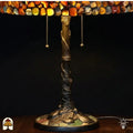 Tiffany lamp - tafellamp - Stone Mosaic Amber ⌀40 cm De Sierkamer