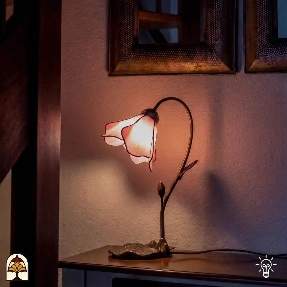 Tiffany lamp in een interieur