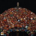 Tiffany lamp - tafellamp - Mosaic Garden Amber De Sierkamer