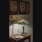 Tiffany Lampe – Tischlampe Onda Opalina – ⌀41 cm