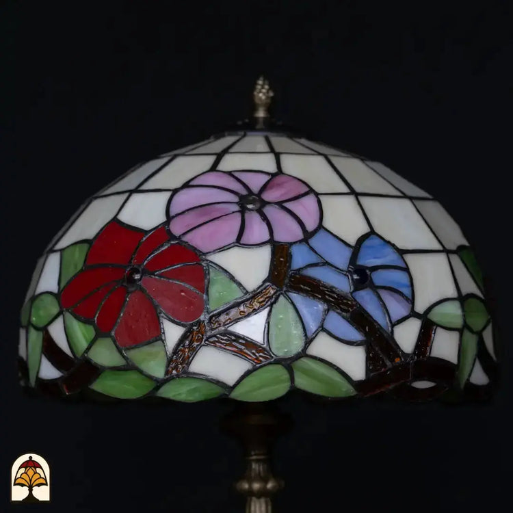 Tiffany lamp - Tafellamp Aurora Bloom - ⌀30 cm