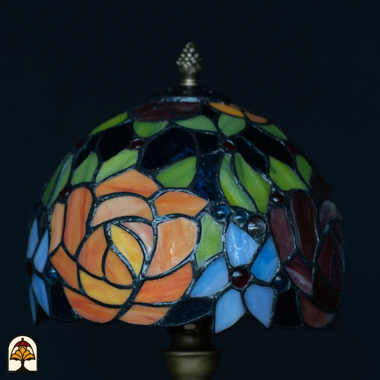 Tiffany lamp - Tafellamp Fiore - ⌀20 cm