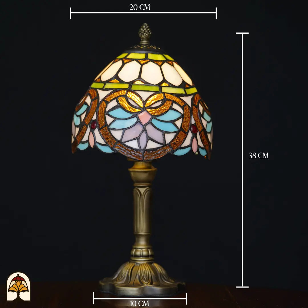 Tiffany lamp - Tafellamp Lucette - ⌀20 cm