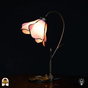Tiffany Lampe – Tischlampe Lotus Sereno – ⌀20 cm