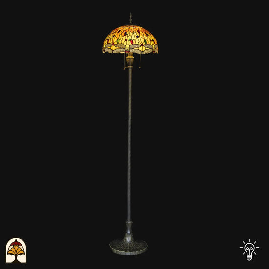 Tiffany lamp - Vloerlamp Libellula Aurea