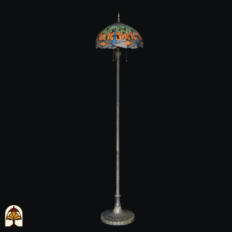 Tiffany lamp - Vloerlamp Libellula Azul