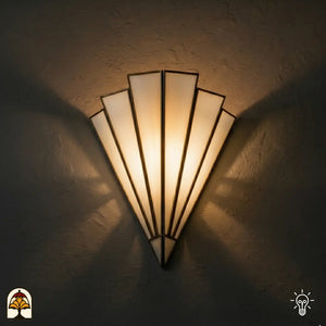 Tiffany lamp | wandlamp -  Ventaglio Avorio