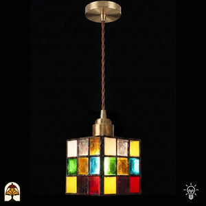 Tiffany lamp | hanglamp -  Cubo Colorato